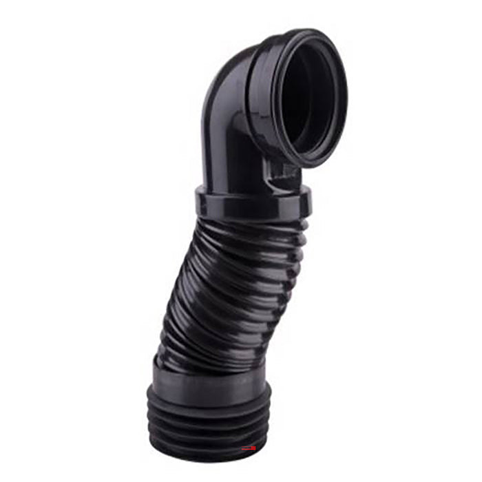 ALONI WAND AANSLUITBOCHT 90° FLEXIBLE AANSLUITING CONISCH Ø90-110 L:66CM