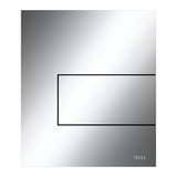 TECESQUARE URINOIR-BEDIENINGSPLAAT VAN METAAL INCL. CARTOUCHE - GLANZEND CHROOM