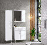 ALONI ALECO WASTAFELONDERKAST - STAAND - 2 DEUREN - 62X84X45,5CM - WIT