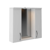 ALONI ALECO WASTAFELONDERKAST - STAAND - 2 DEUREN - 76X84X45,5CM - WIT