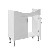ALONI ALECO WASTAFELONDERKAST - STAAND - 2 DEUREN - 76X84X45,5CM - WIT