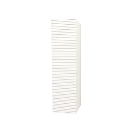 ELITE KOLOMKAST MET HORIZONTAAL RELIËF (135CM) - MAT WIT