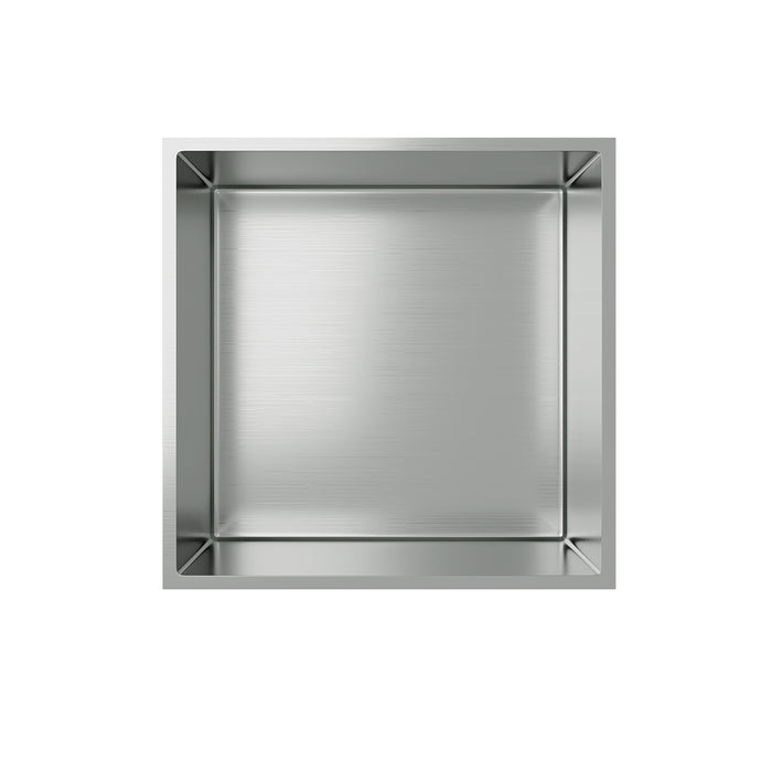 ALONI INBOUWNIS (300X300X70MM) - GEBORSTELD RVS