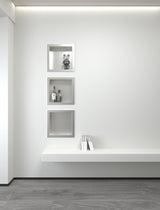 ALONI INBOUWNIS (300X300X70MM) - GEBORSTELD RVS