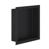 ALONI INBOUWNIS (300X300X70MM) - MAT ZWART