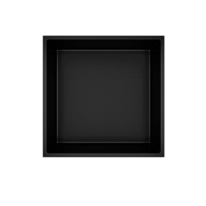ALONI INBOUWNIS (300X300X70MM) - MAT ZWART