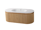 BEGONIA WASTAFELONDERKAST - 1 LADE - GREEPLOOS - SOFT CLOSE – 119X42X52,5 CM - NATUREL EIKEN