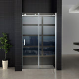 ALONI SCHUIFDEUR VOOR NIS - 1400 X 2000MM - CHROOM - HELDER GLAS