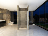 ALONI DRAAIDEUR VOOR NIS - 1000 X 1900MM - CHROOM - HELDER GLAS