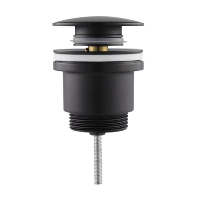 ALONI CLICKWASTE PUSH-UP 5/4 OVERLOOP - MAT ZWART