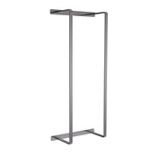 HANDDOEKREK - VERTICAAL - 67X28X14 CM - GUNMETAL