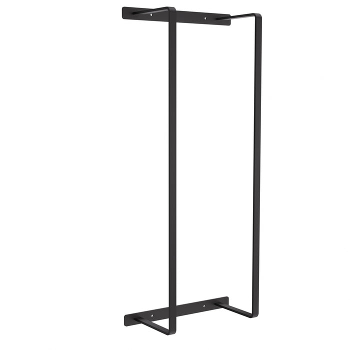 HANDDOEKREK - VERTICAAL - 67X28X14 CM - MAT ZWART