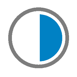 ALONI KOUDWATERKRAAN GUNMETAL GRIJS 1/2