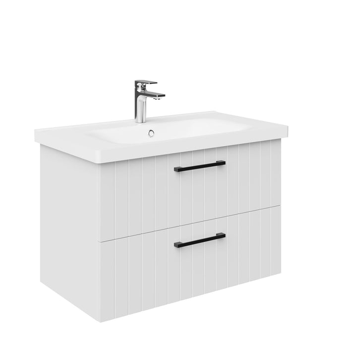 CREAVIT D10 WASTAFELKAST MET 2 LADEN 80 CM - WIT