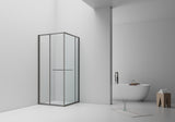 Douchecabine 90x90x200 cm InSlide - gunmetal - productfoto