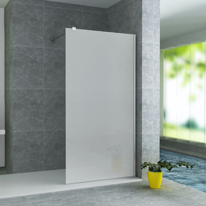 ALONI INLOOPDOUCHE - 1400 X 2000MM - CHROOM - MAT GLAS