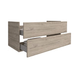 ELITE ONDERKAST MET HORIZONTAAL RELIËF (120CM) - LICHT HOUT