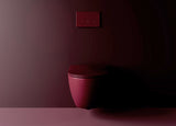 CREAVIT DUCK WC-ZITTING - D-MODEL - SLIM DESIGN - SOFT CLOSE - QUICK RELEASE - DUROPLAST - RVS SCHARNIEREN - BERRY