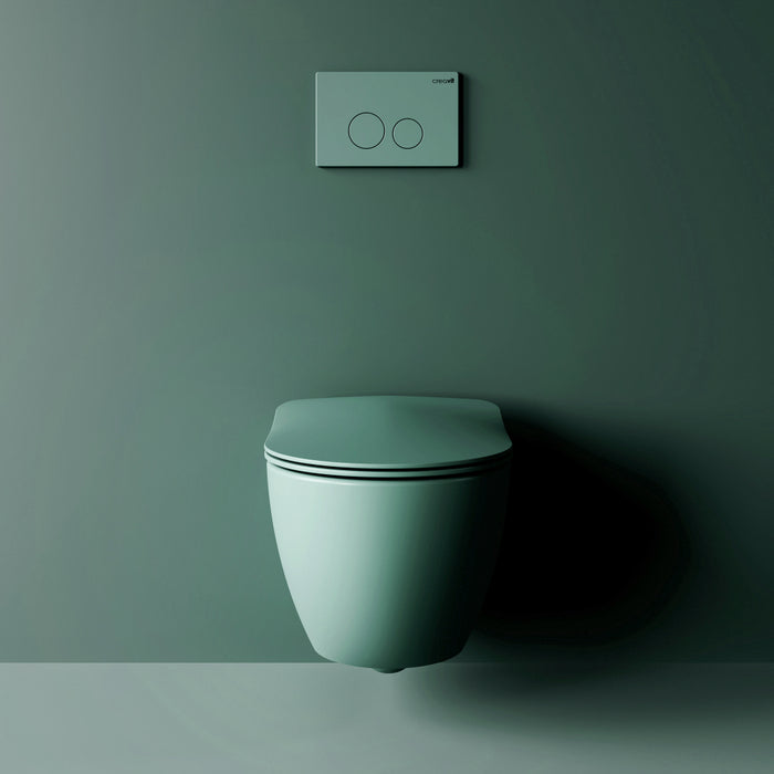 CREAVIT DUCK WC-ZITTING - D-MODEL - SLIM DESIGN - SOFT CLOSE - QUICK RELEASE - DUROPLAST - RVS SCHARNIEREN - NIJLGROEN