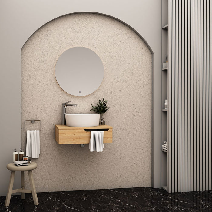 FELIX ONDERKAST MET HANDDOEKUITSPARING (60CM) - SAFIR