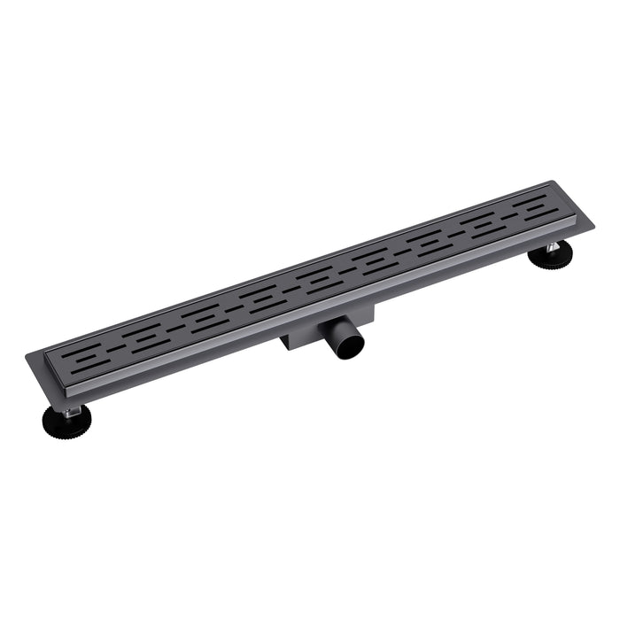 ALONI DOUCHEGOOT - MET ROOSTER - COMPLEET - 100CM - GEBORSTELD GUNMETAL