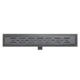 ALONI DOUCHEGOOT - MET ROOSTER - COMPLEET - 100CM - GEBORSTELD GUNMETAL