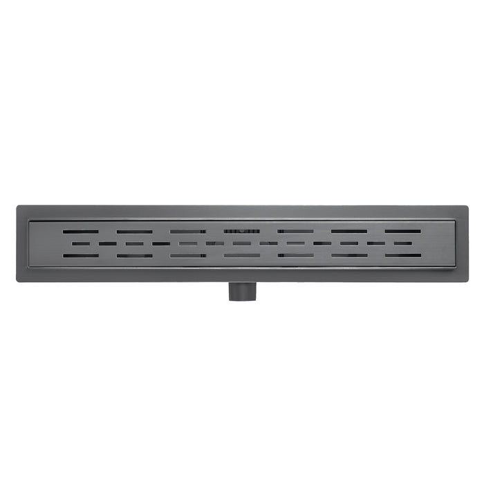 ALONI DOUCHEGOOT - MET ROOSTER - COMPLEET - 100CM - GEBORSTELD GUNMETAL
