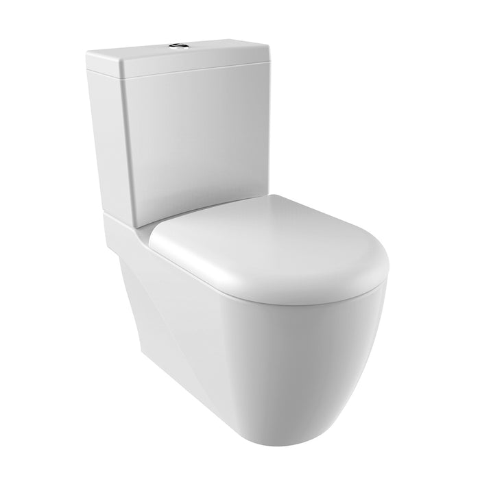 GRANDE XXL STAANDE WC ONDERPOT WIT, ZONDER SPROEIER (BIDET), MUUR/ONDER-UITGANG