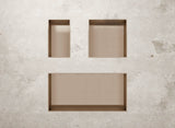 ALONI INBOUWNIS (300X300X100MM) - GEBORSTELD KOPER