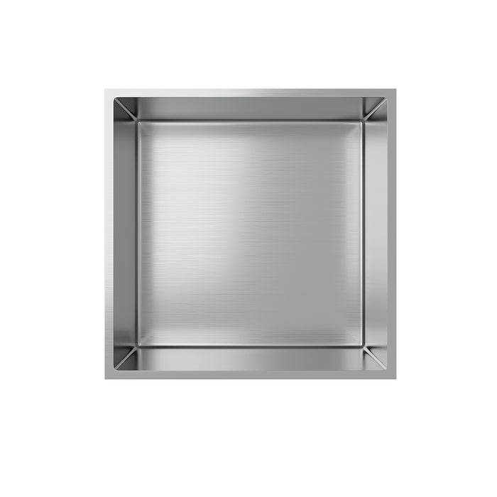 ALONI INBOUWNIS (300X300X100MM) - GEBORSTELD RVS