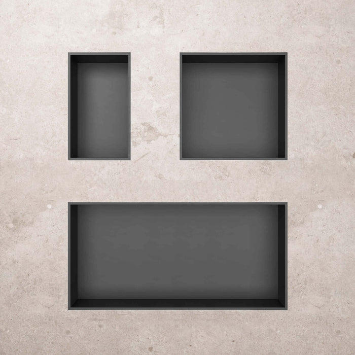 ALONI INBOUWNIS (300X300X100MM) - GUNMETAL