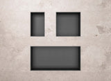 ALONI INBOUWNIS (300X600X100MM) - GUNMETAL