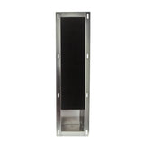 ALONI INBOUW RESERVE ROLHOUDER RVS, EXCL. INZETSTUK (140X660X120MM)