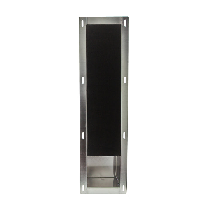 ALONI INBOUW RESERVE ROLHOUDER RVS, EXCL. INZETSTUK (140X660X120MM)