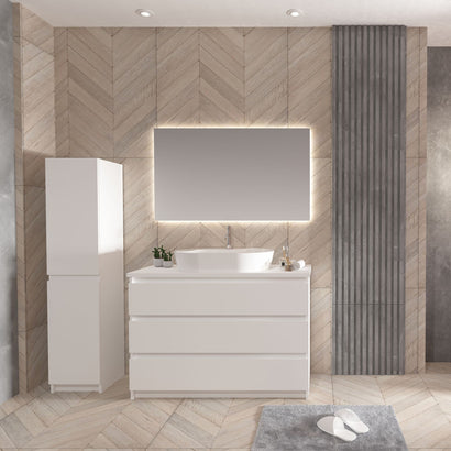 JUPITER ONDERKAST (120CM) - MAT WIT