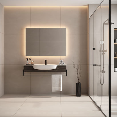 CREAVIT KAYA WASTAFELFRAME - 1008X340X150MM - CABANA