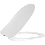 CREAVIT DUCK WC-ZITTING - D-MODEL - SLIM DESIGN - SOFT CLOSE - QUICK RELEASE - DUROPLAST - RVS SCHARNIEREN - MAT WIT