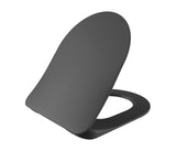 CREAVIT DUCK WC-ZITTING - D-MODEL - SLIM DESIGN - SOFT CLOSE - QUICK RELEASE - DUROPLAST - RVS SCHARNIEREN - MAT ANTRACIET