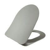 CREAVIT DUCK WC-ZITTING - D-MODEL - SLIM DESIGN - SOFT CLOSE - QUICK RELEASE - DUROPLAST - RVS SCHARNIEREN - KOEL GRIJS