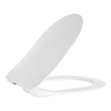 CREAVIT DUCK WC-ZITTING - D-MODEL - SLIM DESIGN - SOFT CLOSE - QUICK RELEASE - DUROPLAST - RVS SCHARNIEREN - GLANZEND WIT