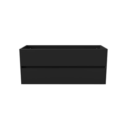 ALONI HAYAT WASTAFELONDERKAST - 2 LADES - SOFTCLOSE - GREEPLOOS - 119,5X50X45 CM - MAT ZWART