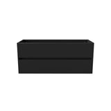 ALONI HAYAT WASTAFELONDERKAST - 2 LADES - SOFTCLOSE - GREEPLOOS - 119,5X50X45 CM - MAT ZWART