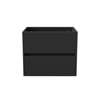 ALONI HAYAT WASTAFELONDERKAST - 2 LADES - SOFTCLOSE - GREEPLOOS - 59,5X50X45 CM - MAT ZWART