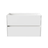 ALONI HAYAT WASTAFELONDERKAST - 2 LADES - SOFTCLOSE - GREEPLOOS - 79,5X50X45 CM - GLANZEND WIT