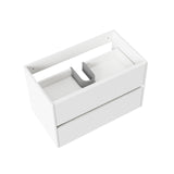 ALONI HAYAT WASTAFELONDERKAST - 2 LADES - SOFTCLOSE - GREEPLOOS - 79,5X50X45 CM - GLANZEND WIT
