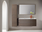LAYDA WASTAFELONDERKAST - 4 LADES - GREEPLOOS - SOFT CLOSE – 119X49X52 CM - DONKER WALNOTEN