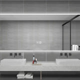 ALONI QUEEN SPIEGEL - MET LED VERLICHTING - RECHTHOEKIG - ZONDER LIJST - MET VERWARMING - KLEURTEMPERATUUR LED 3500-6500K - 160X60CM