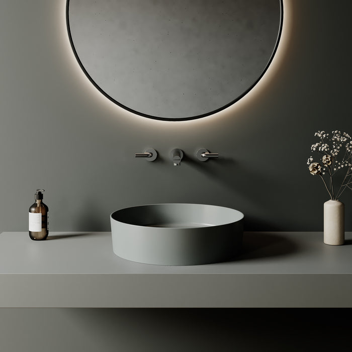 CREAVIT LOOP OPBOUW WASKOM (45CM) - KOEL GRIJS