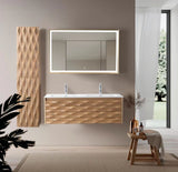 MAGNOLIA WASTAFELONDERKAST - 1 LADE - GREEPLOOS - SOFT CLOSE – 119X40X52 CM - LICHT EIKEN
