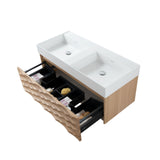 MAGNOLIA WASTAFELONDERKAST - 1 LADE - GREEPLOOS - SOFT CLOSE – 119X40X52 CM - LICHT EIKEN